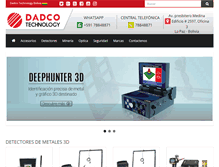 Tablet Screenshot of detectoresdemetalesbolivia.com